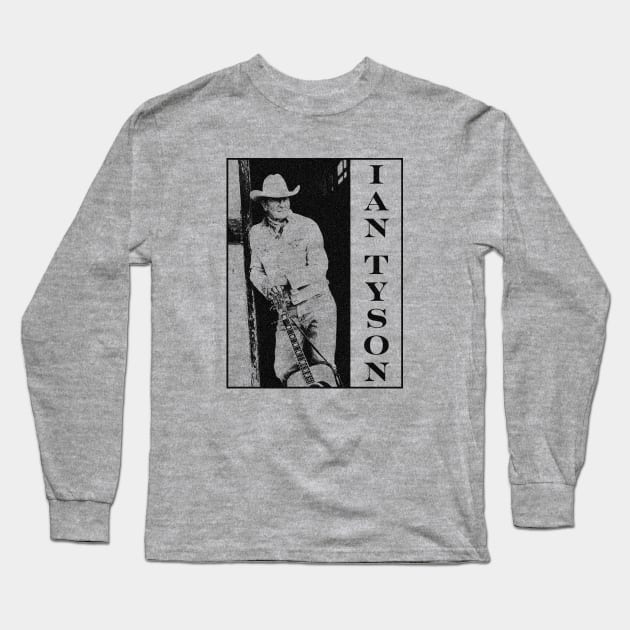 Retro Ian Tyson Graphic Long Sleeve T-Shirt by dopelope